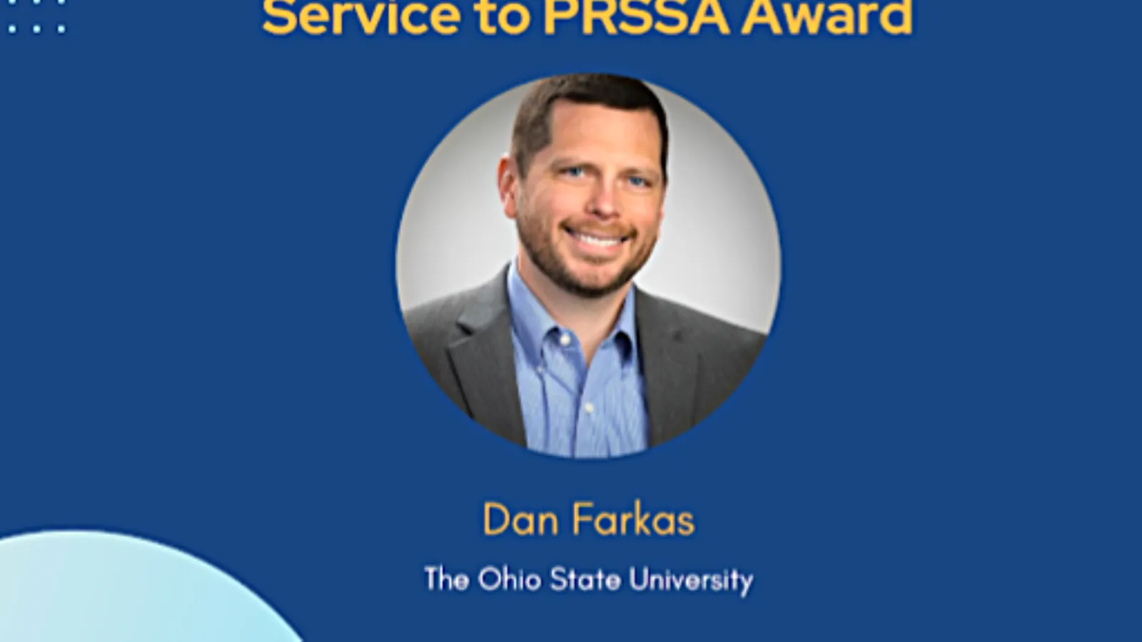 Farkas Receives Walt Seifert Award 
