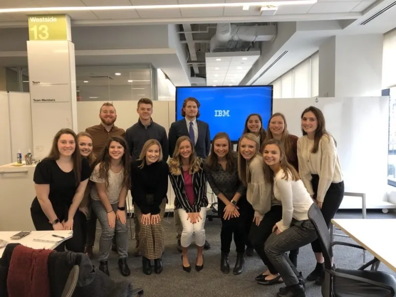 Students at IBM
