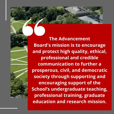 The School of Communication Advancement Board Mission
